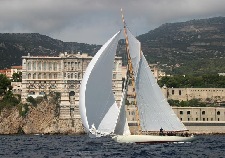 Les voiles devant le musée oceanographique de Monaco