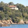 De la mer, vue sur la villa